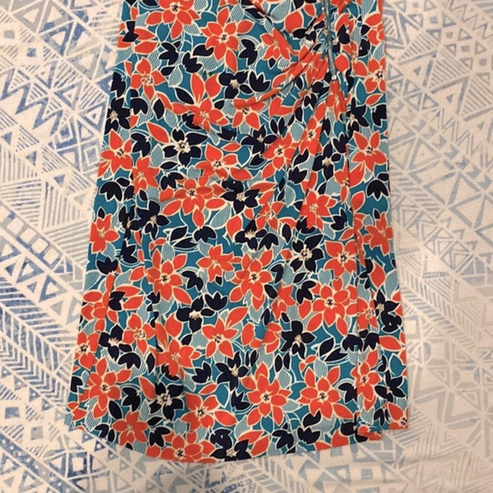 Anne Klein Vibrant Floral Dress - Picture 3 of 7